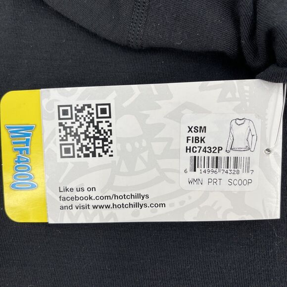 Hot Chillys Base Layer Top Womens XS Multicolor‎ Tie Dye - Picture 4 of 7